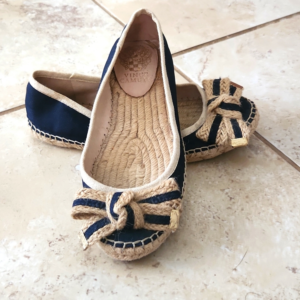 Vince Camuto bow espadrilles size 6
